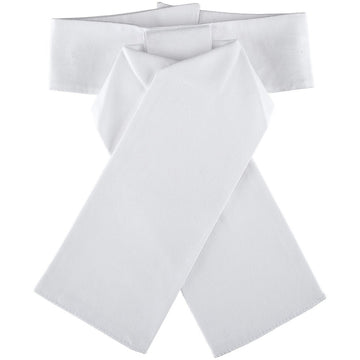 Ovation White Stock Tie